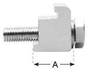 1039465 - ISO 160/250 Single Claw Clamp (Alu)